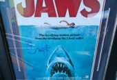Richard Dreyfuss Autographed “Jaws” Mini Poster.