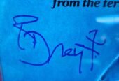 Richard Dreyfuss Autographed “Jaws” Mini Poster.