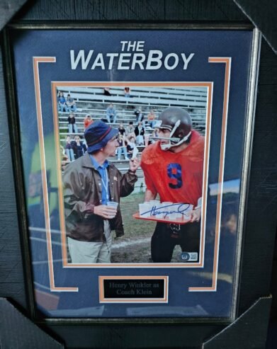 The Waterboy, Henry Winkler, Coach Autographed, 8×10.