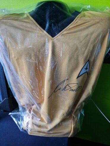 William Shatner Autographed, Unframed, Star Trek Uniform